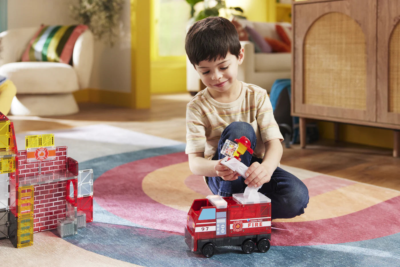 Magna-T Fire Station 50 pcs