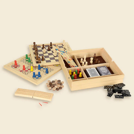 Caja con 11 Juegos Clásicos