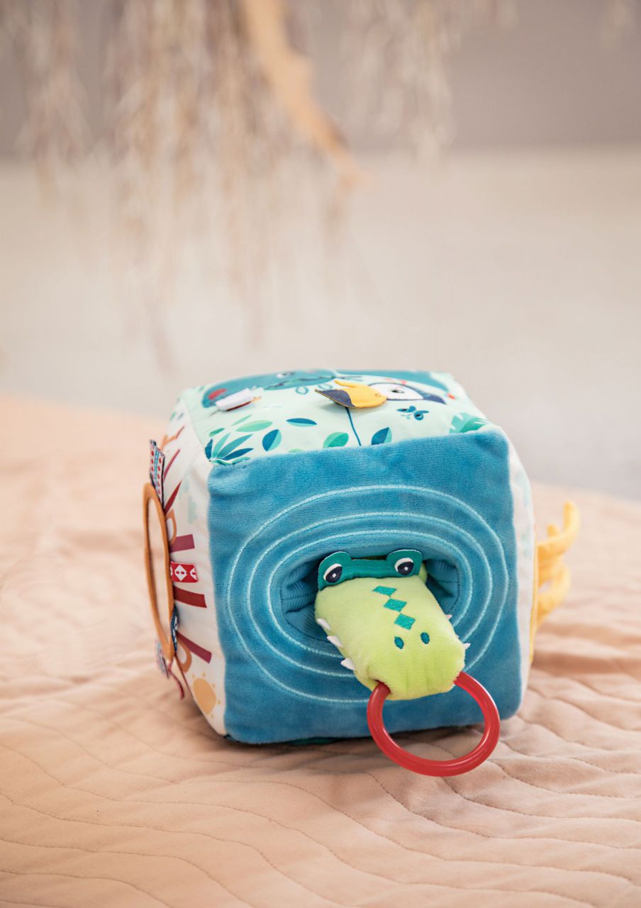 CUBO DE ACTIVIDADES CON SONIDOS DE LA JUNGLA