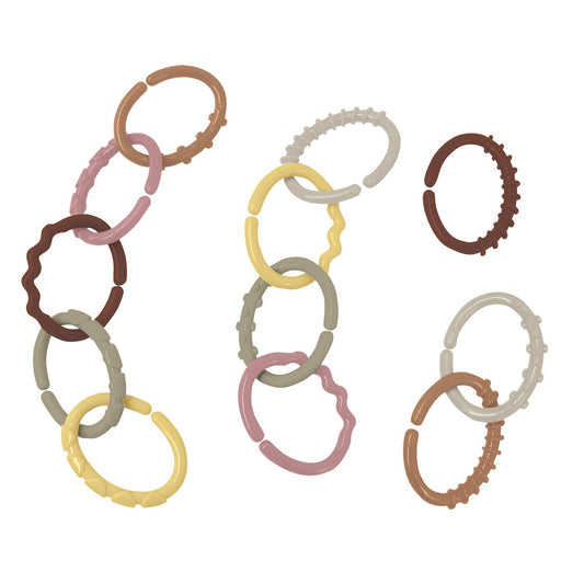 Linkets sensoriales Edushape, 12 piezas, estilo boho chic