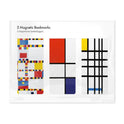 Juego de 3 marcadores magnéticos, Mondrian