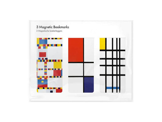 Juego de 3 marcadores magnéticos, Mondrian