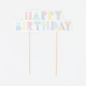TOPPER PASTEL HAPPY BIRTHDAY