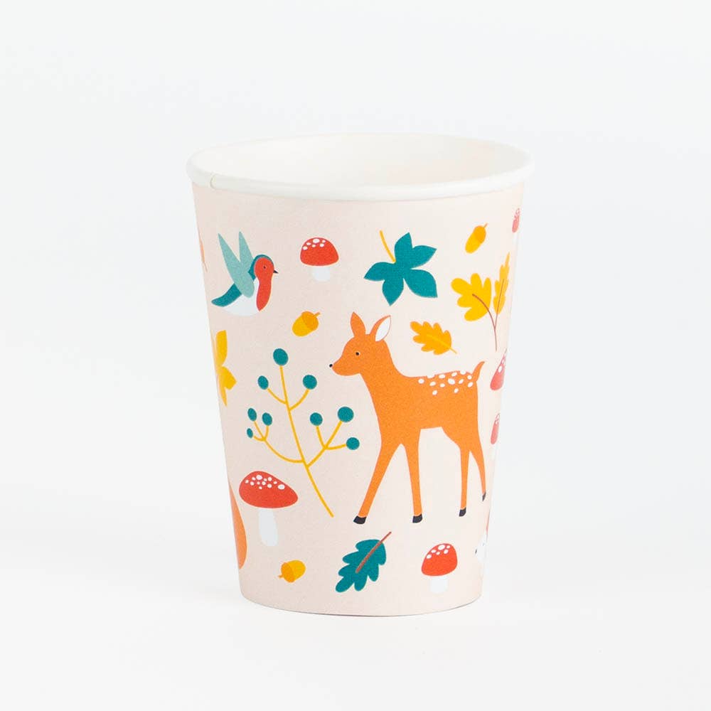 VASOS ANIMALES DEL BOSQUE / 8 uds.