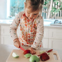Pack Delantal Infantil Dots Brown + Cuchillo Caramel