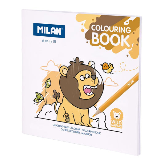 Cuaderno Colorear Wild Safari