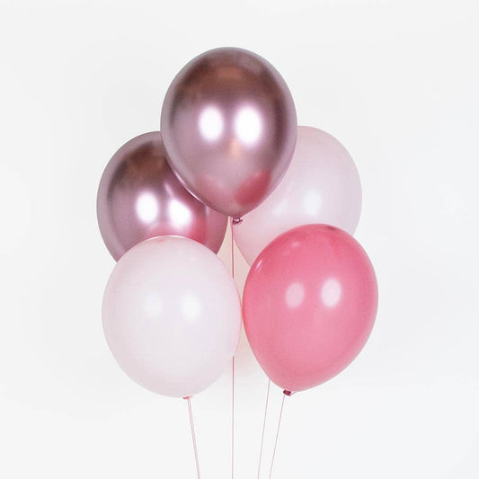 GLOBOS - MEZCLA ROSA / 10 uds.
