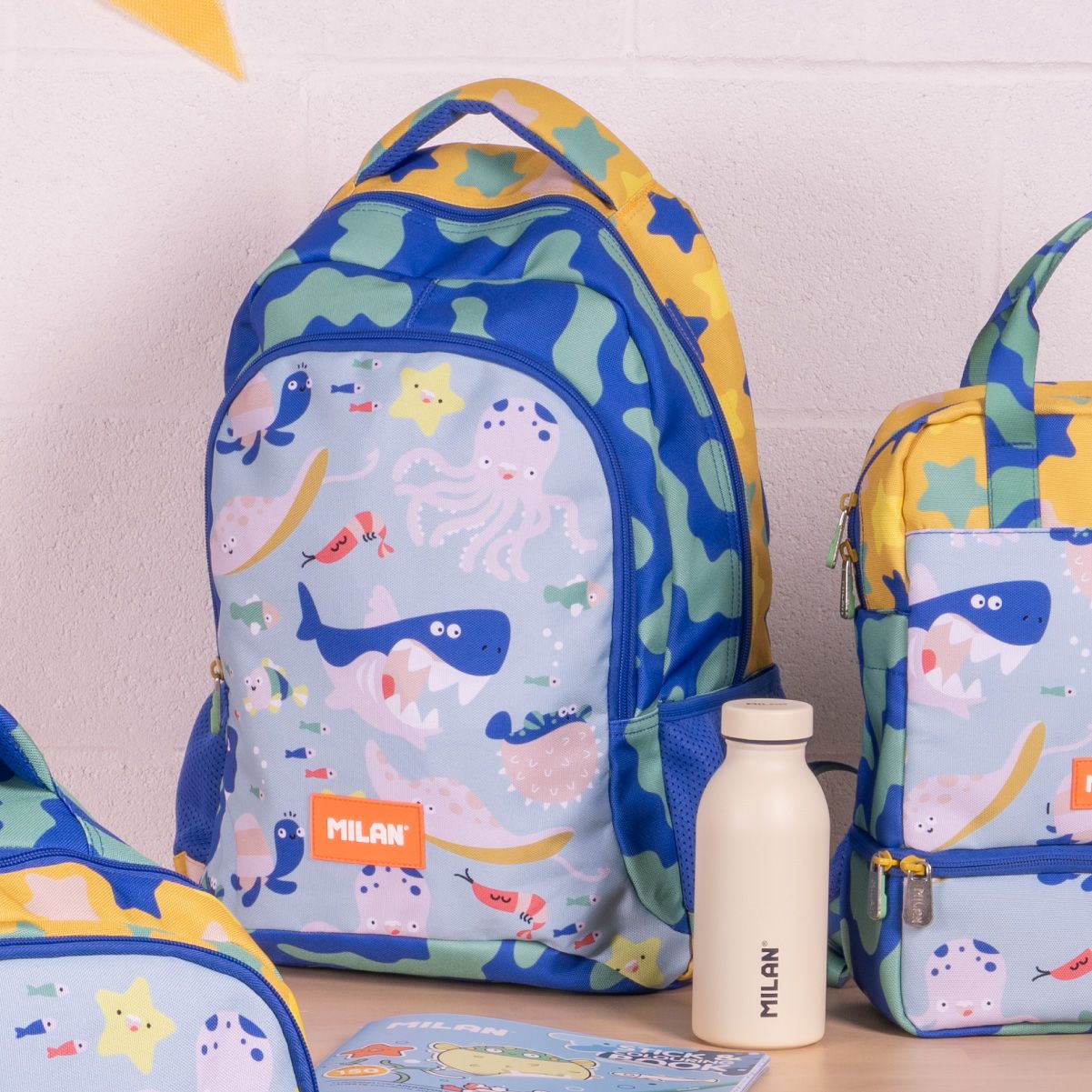 Mochila Escolar Blue Odyssey