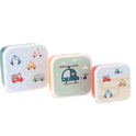 Pack 3 Cajas Almuerzo City Cars