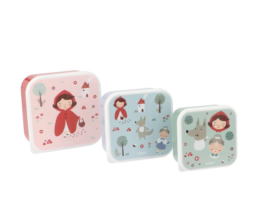 Pack 3 Cajas Almuerzo Little Red