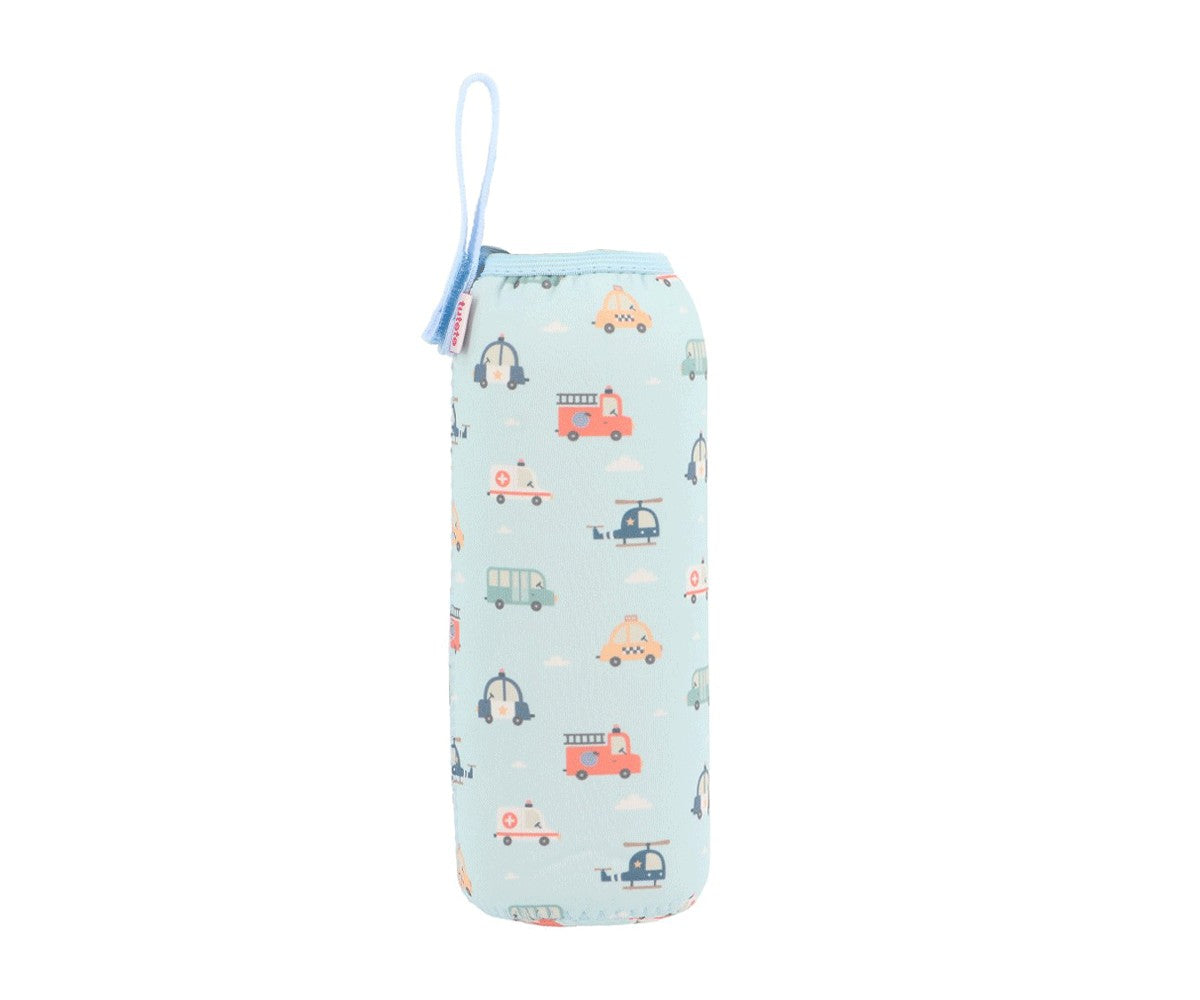 Botella Acero Funda City Cars 750 ml
