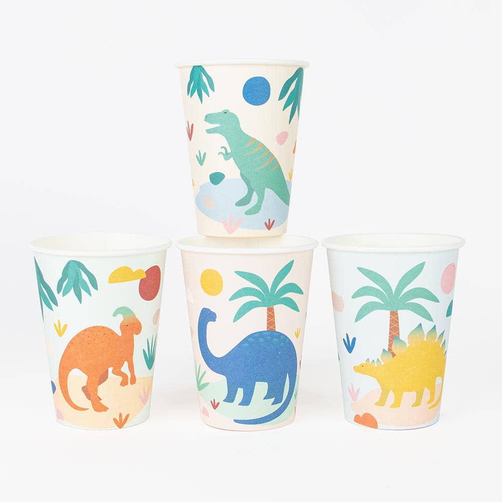 VASOS DINOS / 8 uds.