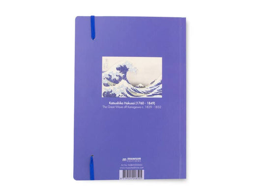 Cuaderno de tapa blanda A5, La gran ola, Hokusai