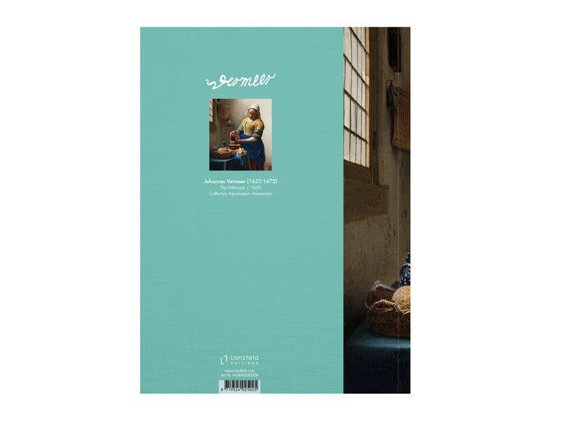 Cuaderno de bocetos de diario de artista, Milkmaid Vermeer