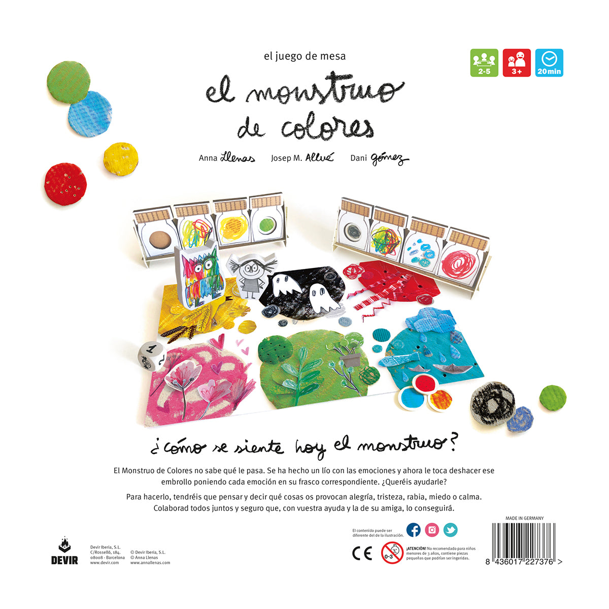 Juego Monstruo de Colores