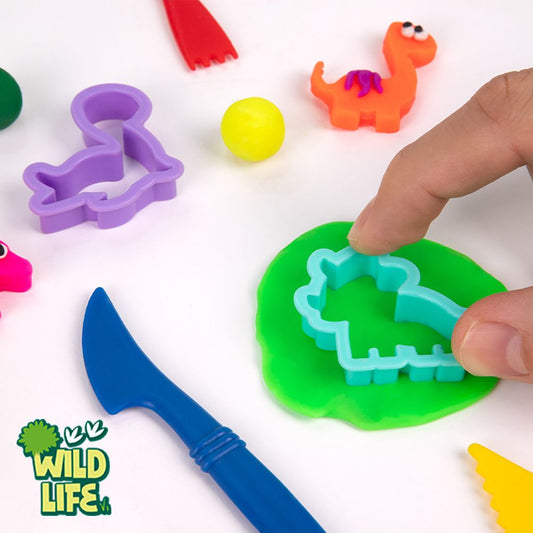 12 Barritas Plastilina Wild Life