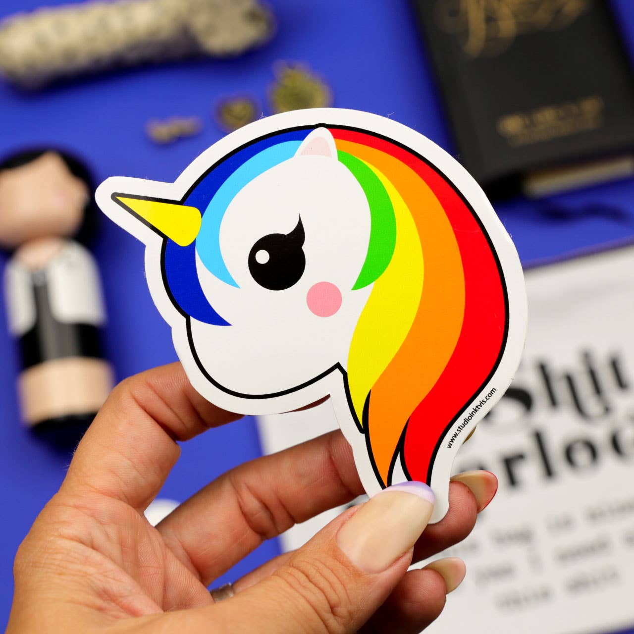 Pegatina Unicornio