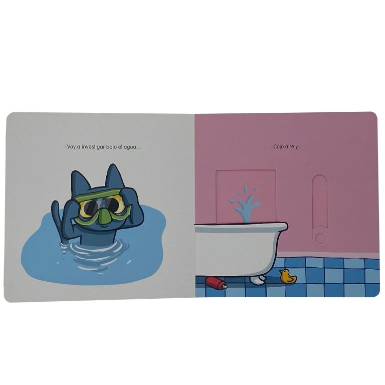 Minino y la bañera