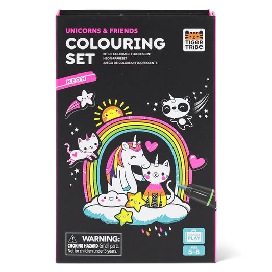 Set de Colorear Unicorn Neón