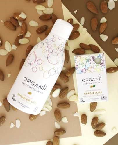 GEL DE BAÑO ORGANii 300 ml. ALMENDRAS