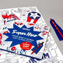 POSTER SUPER HERO PARA COLOREAR + 1 LÁPIZ