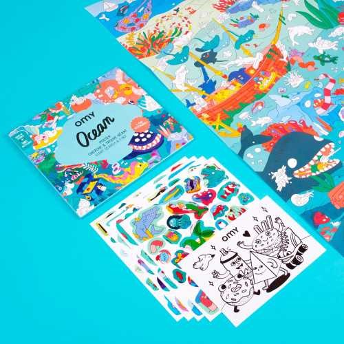 POSTER XL OCEAN + PEGATINAS