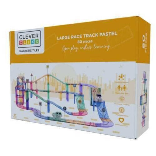 Pista de Carreras Pastel - 80 pz