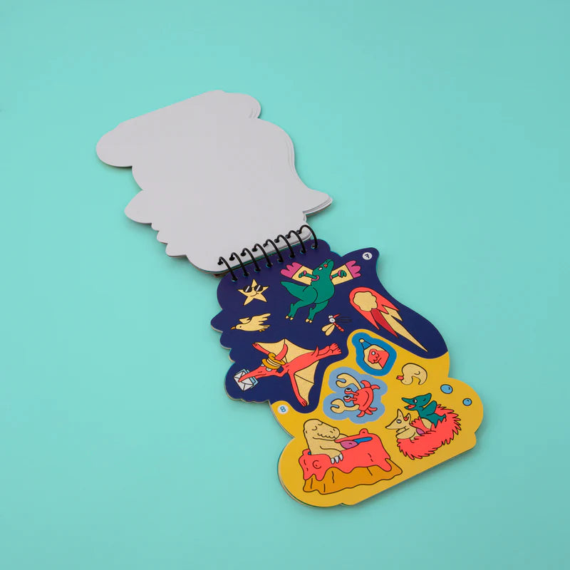 Libreta Pegatinas Dinos