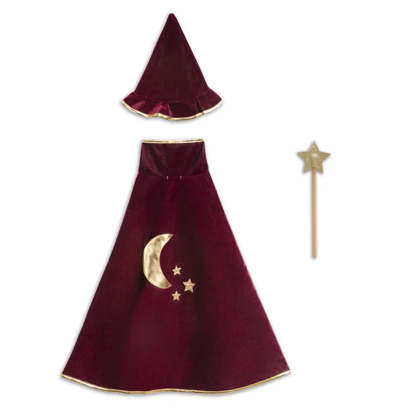 Disfraz Kit de Mago - Burdeos