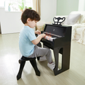 Piano con Taburete Aprende con Luces Negro