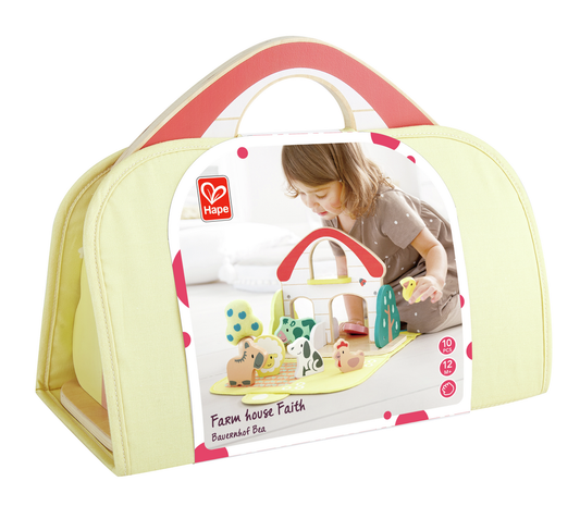 Granja con Animales de Madera