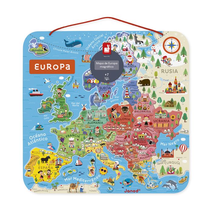 Mapa de Europa Magnético