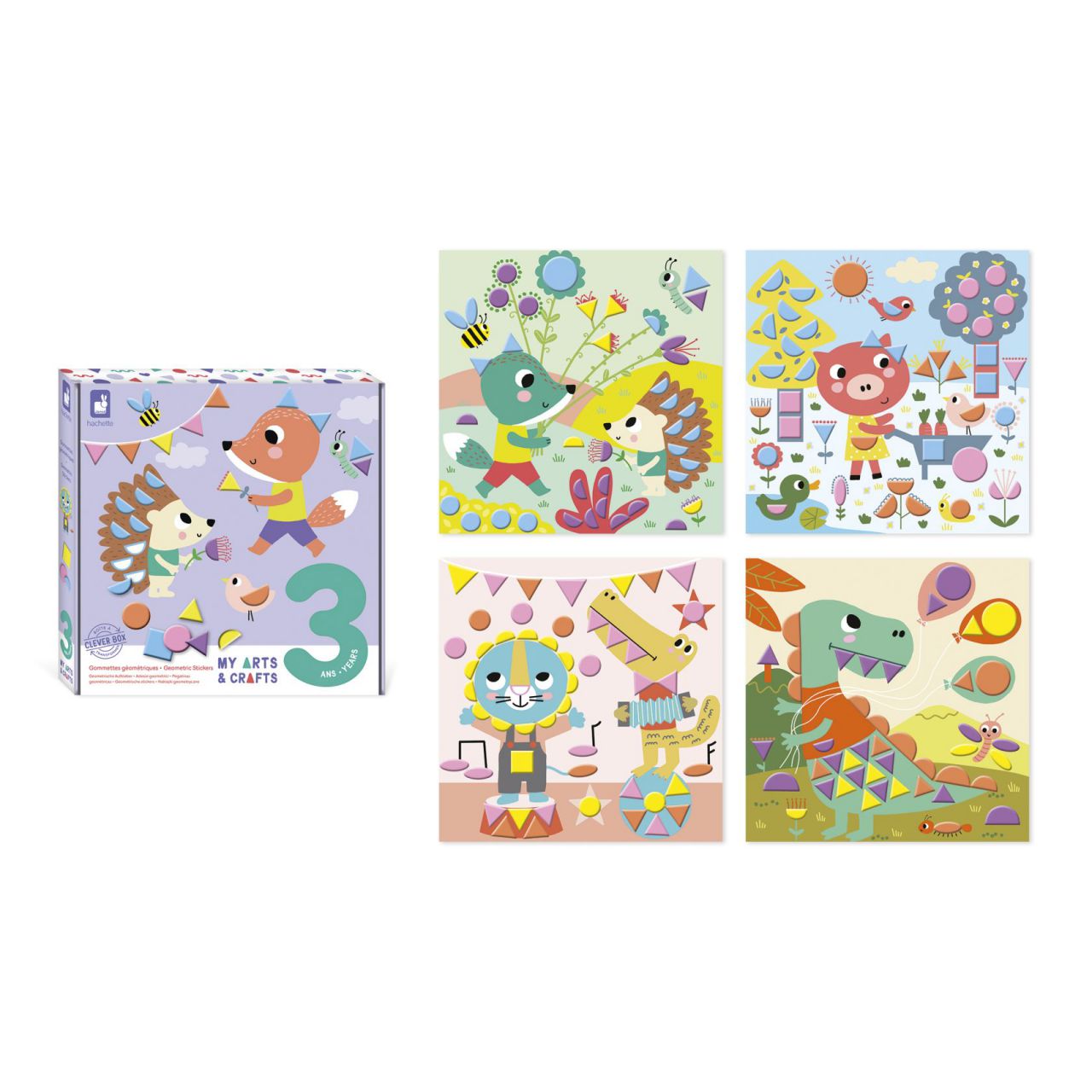 Pegatinas Geométricas - 3 años