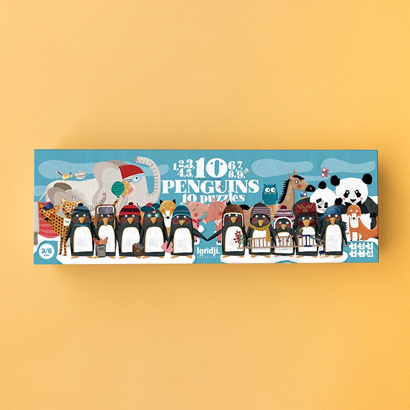 Puzzle - 10 PENGUINS