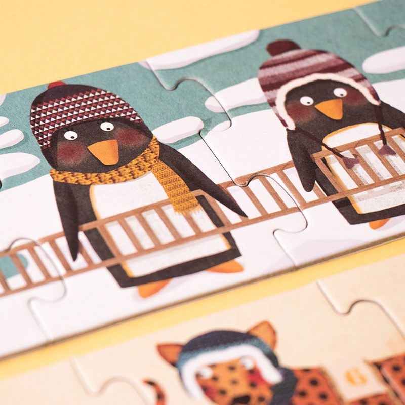 Puzzle - 10 PENGUINS