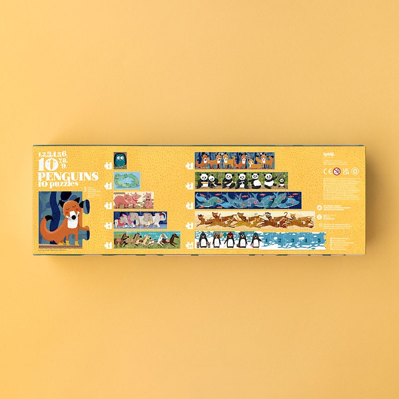 Puzzle - 10 PENGUINS