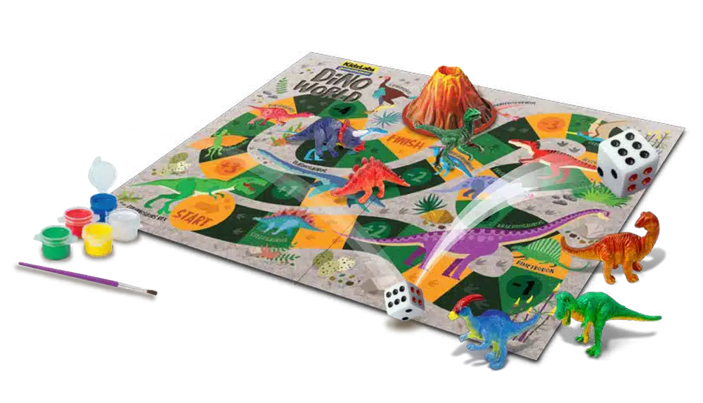 Dino World Pinta y Juega