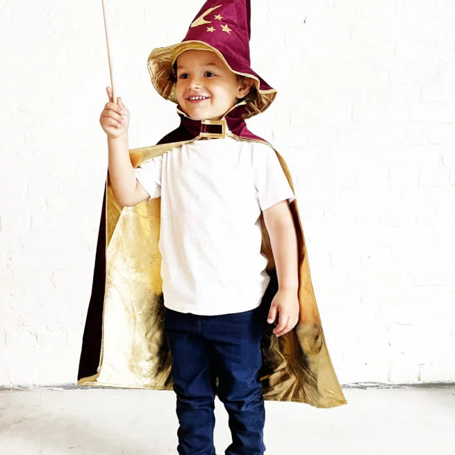 Disfraz Kit de Mago - Burdeos