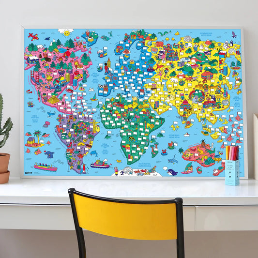 POSTER XL BANDERAS DEL MUNDO