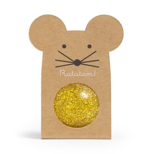 Pelota Saltarina Ratón - Dorada
