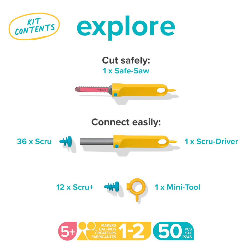 EXPLORE Kit de 50 pzs
