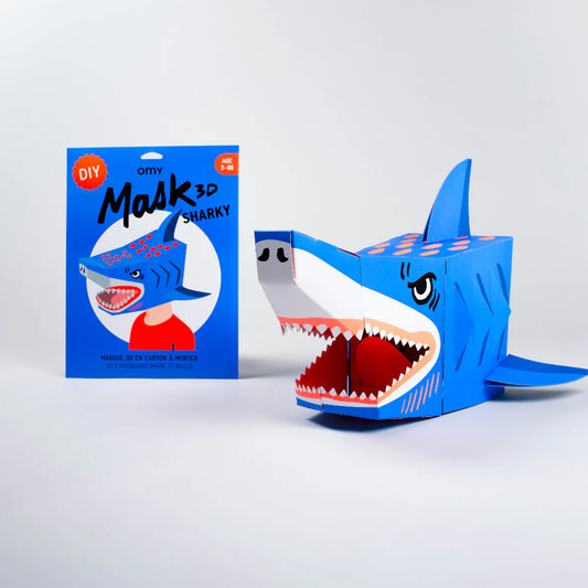 Máscara Tiburón 3D