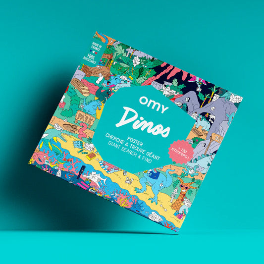 POSTER XL DINOS + PEGATINAS