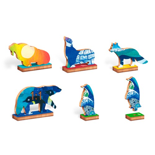 Woody Puzzle - Animales Polares