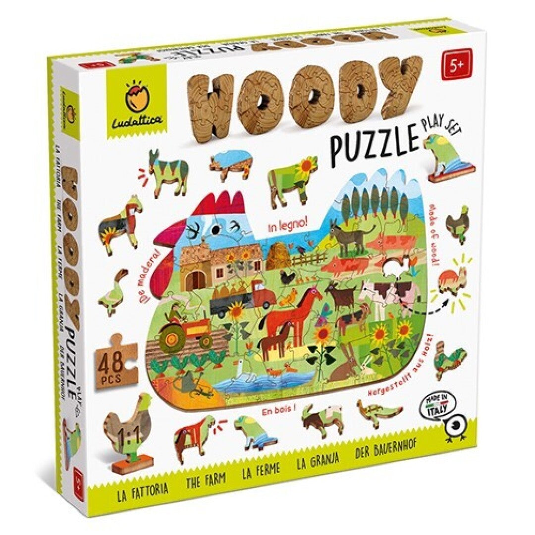 Woody Puzzle - La Granja