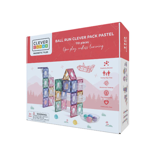 Pista de Bolas Pastel - 110 pz