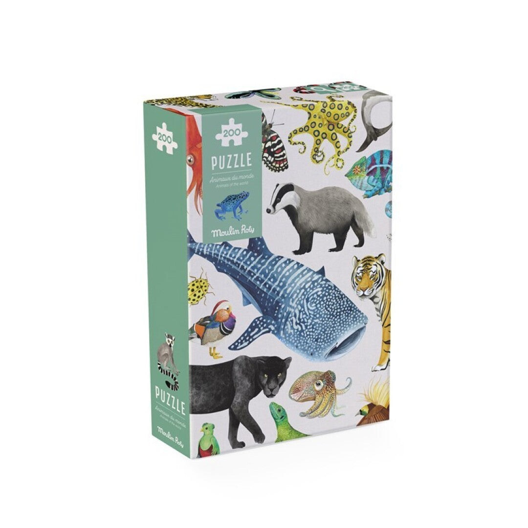 Puzle Los Animales del Mundo 200 pzs