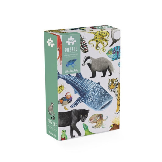 Puzle Los Animales del Mundo 200 pzs