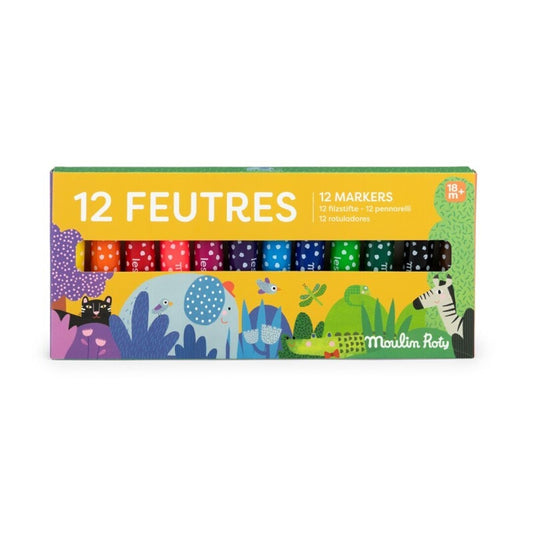 12 Rotuladores Punta Cónica