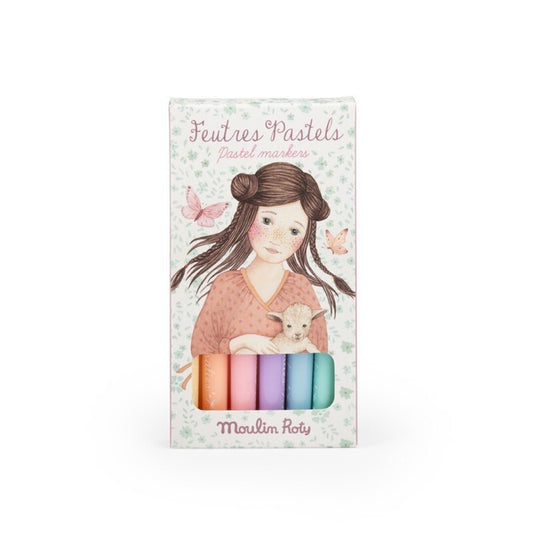 6 Rotuladores Pastel Rosalies